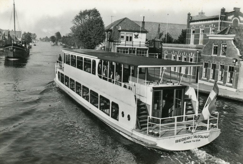 alphen aan de rijn scheepvaart Ansichtkaart, Ophalen of Verzenden, Zo goed als nieuw, Kaart, Foto of Prent