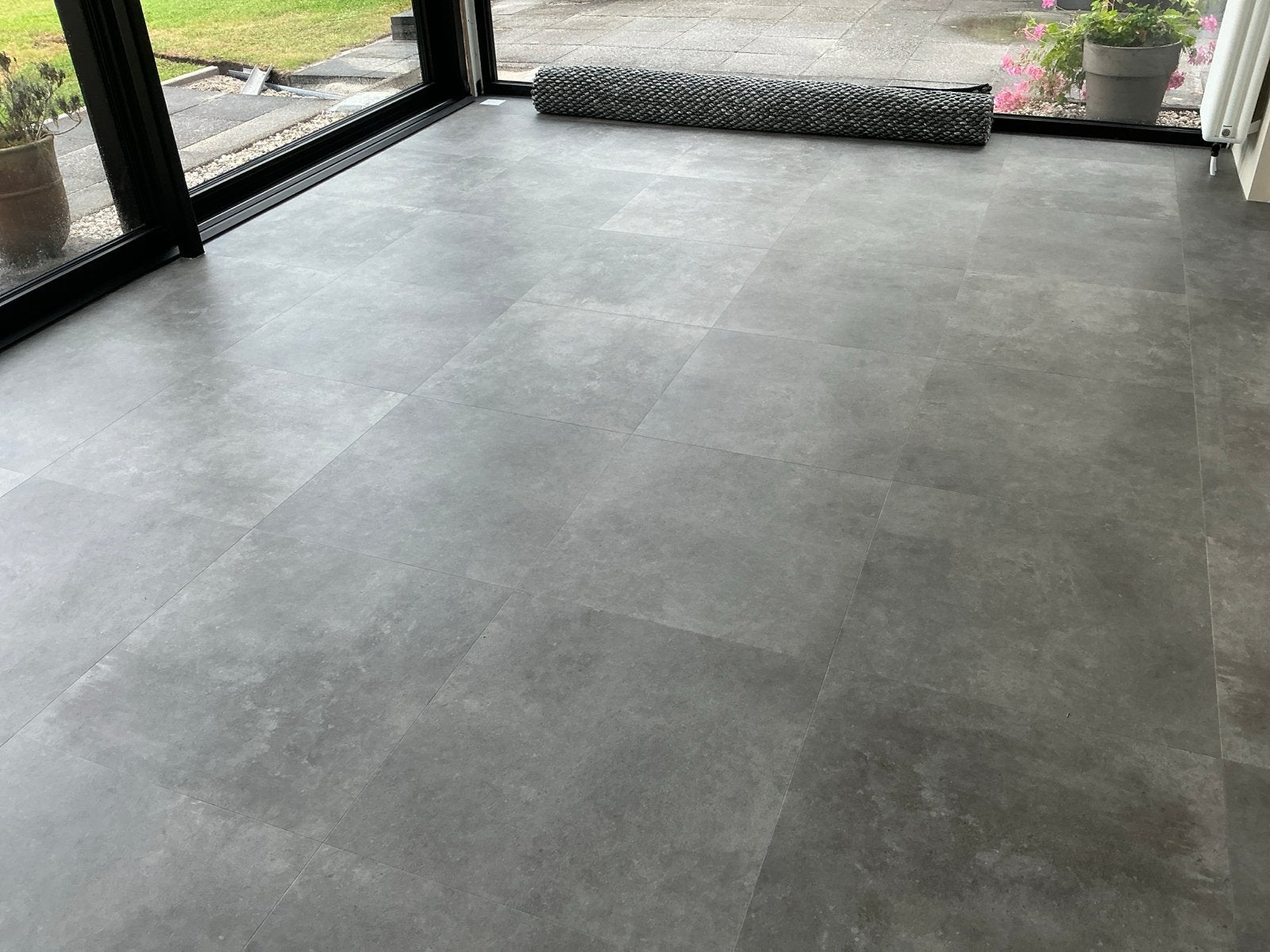 Doos PVC plak tegels 61x61cm (5,2 m2), Ophalen, Nieuw, Kunststof, Overige typen