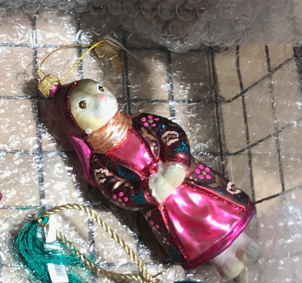 Sissy Boy kerstbal kerstornament kat, Ophalen of Verzenden, Nieuw