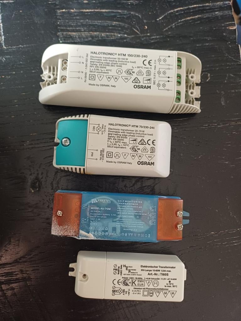 Halogeen trafo's, Ophalen of Verzenden, Gebruikt, Overige typen