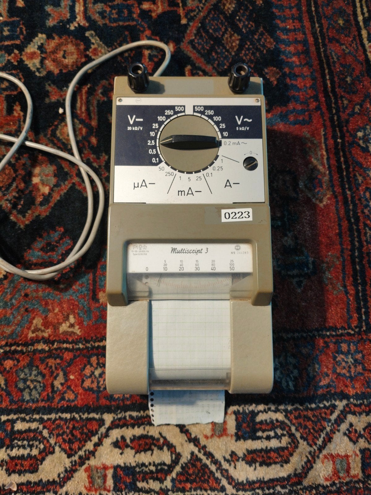 Goerz Electric Multiscript 3 schrijvende meter, Ophalen of Verzenden, Gebruikt, Elektriciteit