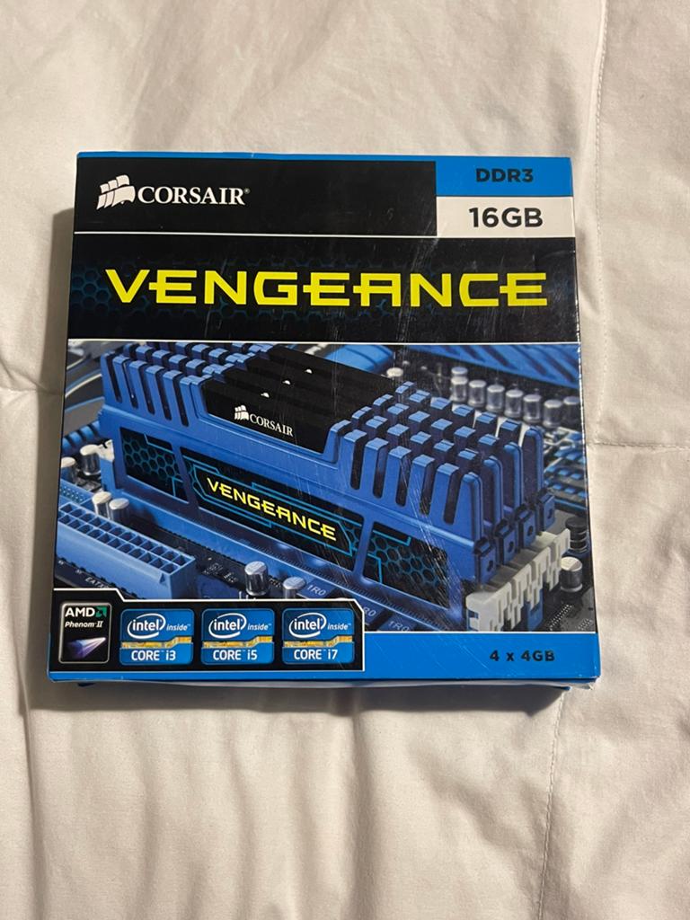 Corsair Vengeance DDR3 16GB (4X4GB) – NIEUW & ongebruikt, Computers en Software, RAM geheugen, Ophalen, Nieuw, DDR3, Desktop
