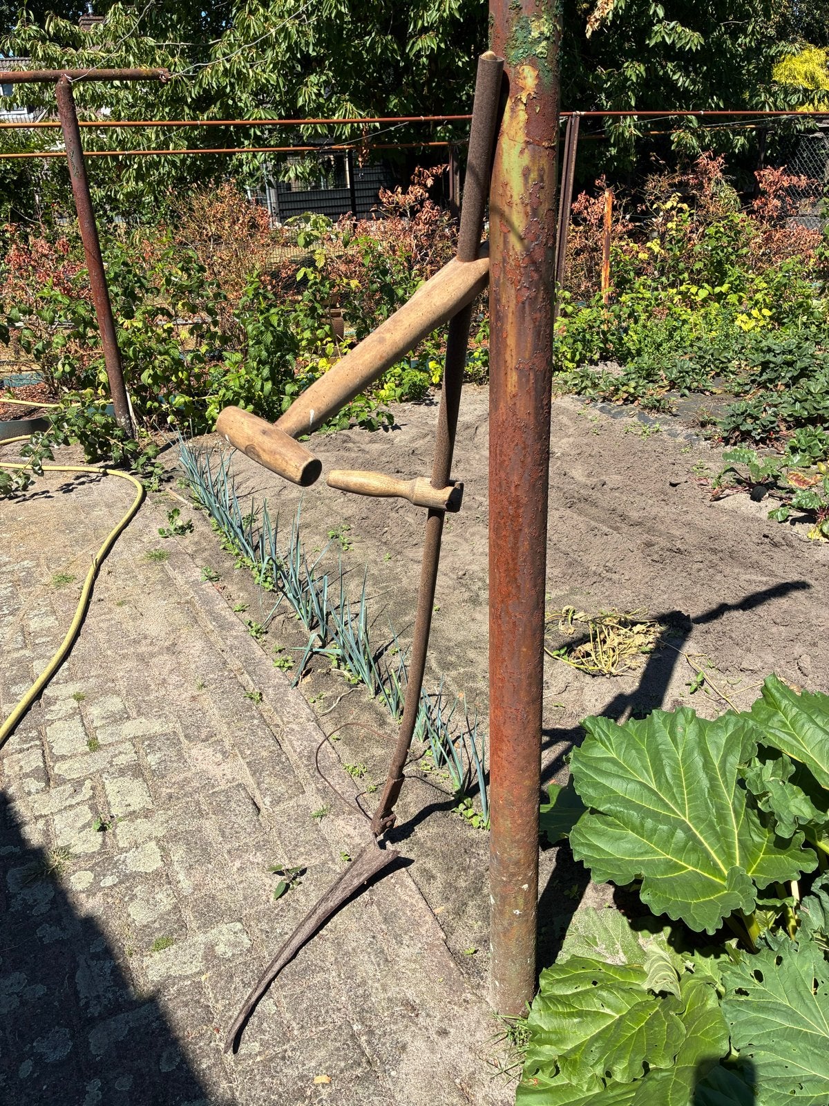 Oude Zeis - Perfect voor Tuin en Decoratie, Ophalen, Gebruikt, Zeis
