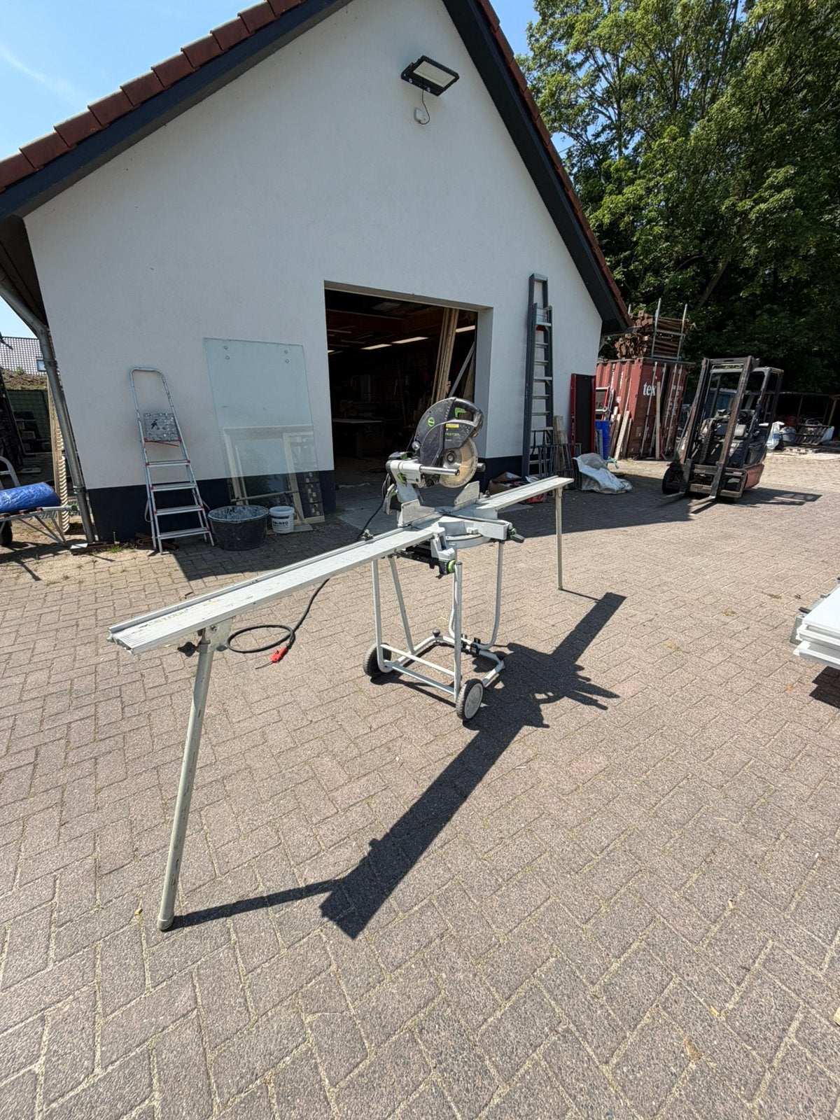 Festool Afkortzaag KS 120 EB, Ophalen, Zo goed als nieuw, Afkortzaag, 30 tot 70 mm