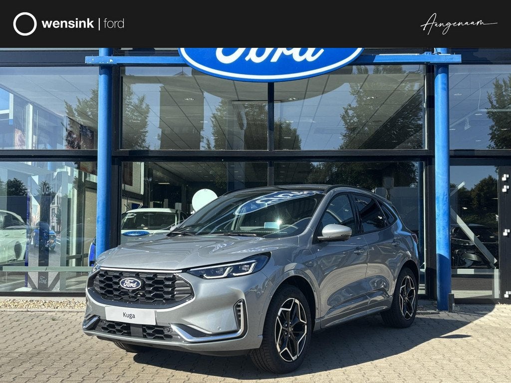 Ford Kuga 2.5 PHEV ST-Line X €4.000,- Ford Voordeel! | Ful, Auto's, Ford, 14 kWh, Euro 6, 4 cilinders, Leder en Stof