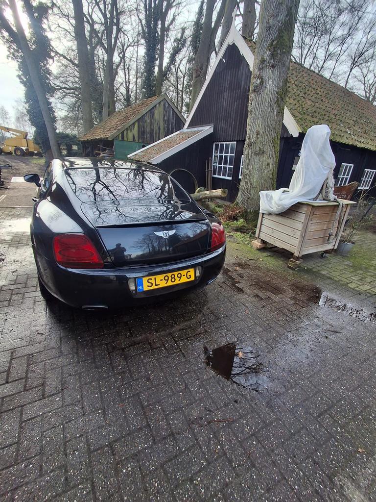 Bentley Continental 6.0 W12 GT 2006 Mulliner Zwart, Auto's, Automaat, Euro 5, Zwart, 12 cilinders