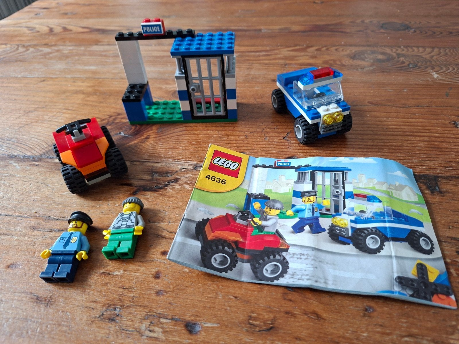 LEGO City 4636 Politiebureau en Voertuigen Set, Compleet, City, Lego, Ophalen of Verzenden