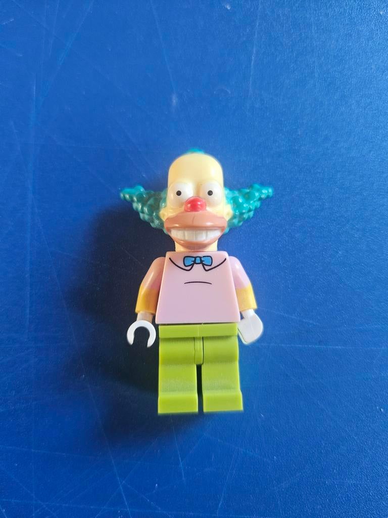 LEGO Minifiguur The Simpsons Krusty the Clown sim014, Ophalen of Verzenden, Gebruikt, Losse stenen, Lego
