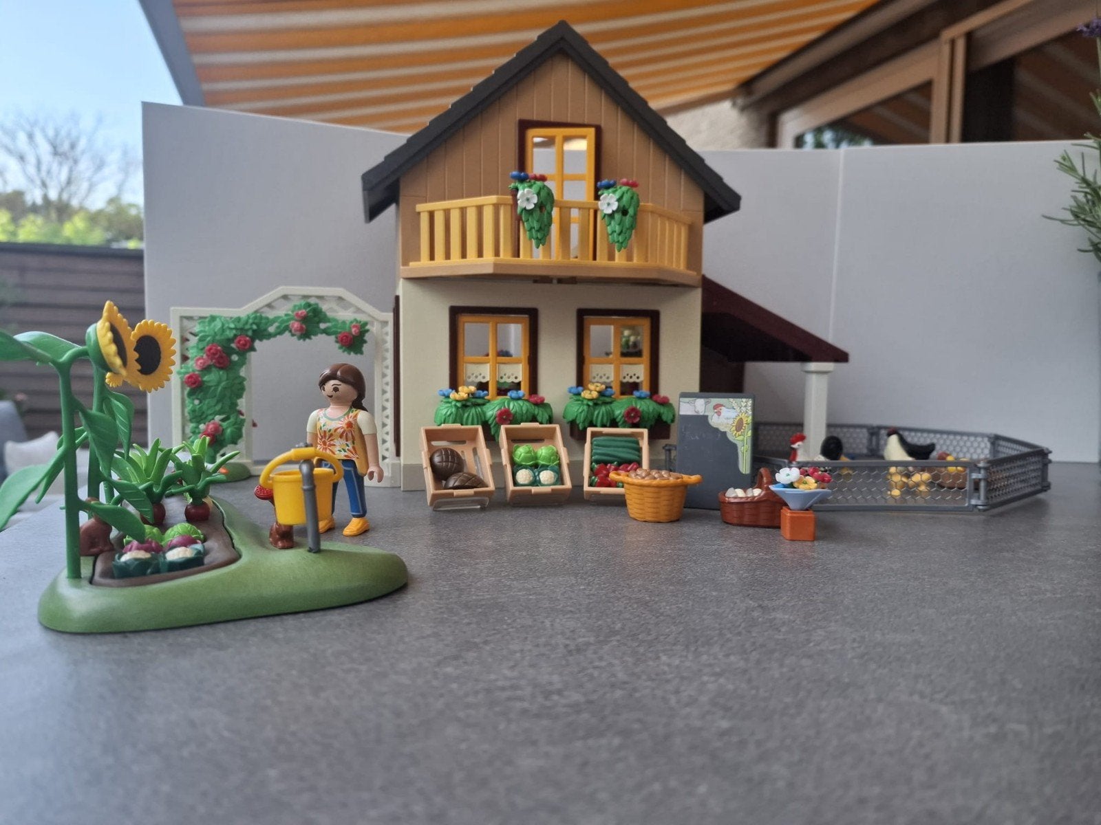 Playmobil 5120: hoeve met bio-winkel, Kinderen en Baby's, Speelgoed | Playmobil, Ophalen, Gebruikt, Complete set, Country