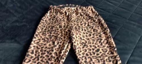 Flared Leopard print broek, Kleding | Dames, Broeken en Pantalons, Maat 38/40 (M), Bruin, Nieuw, Ophalen of Verzenden