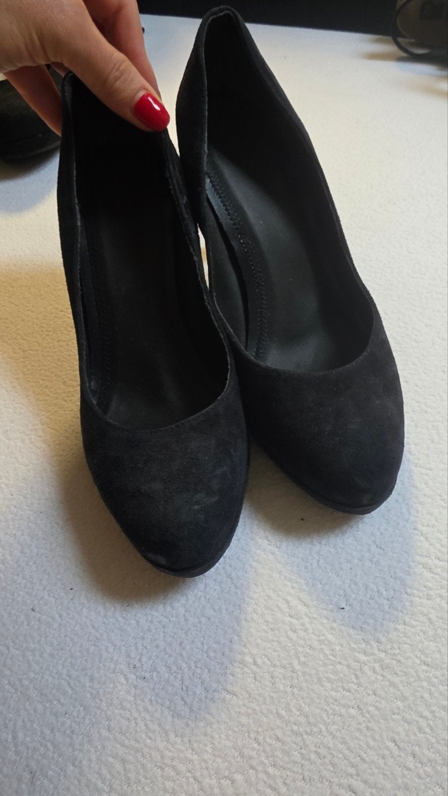 donkerblauwe pumps maat 39, Ophalen of Verzenden, Zo goed als nieuw, Blauw, Pumps