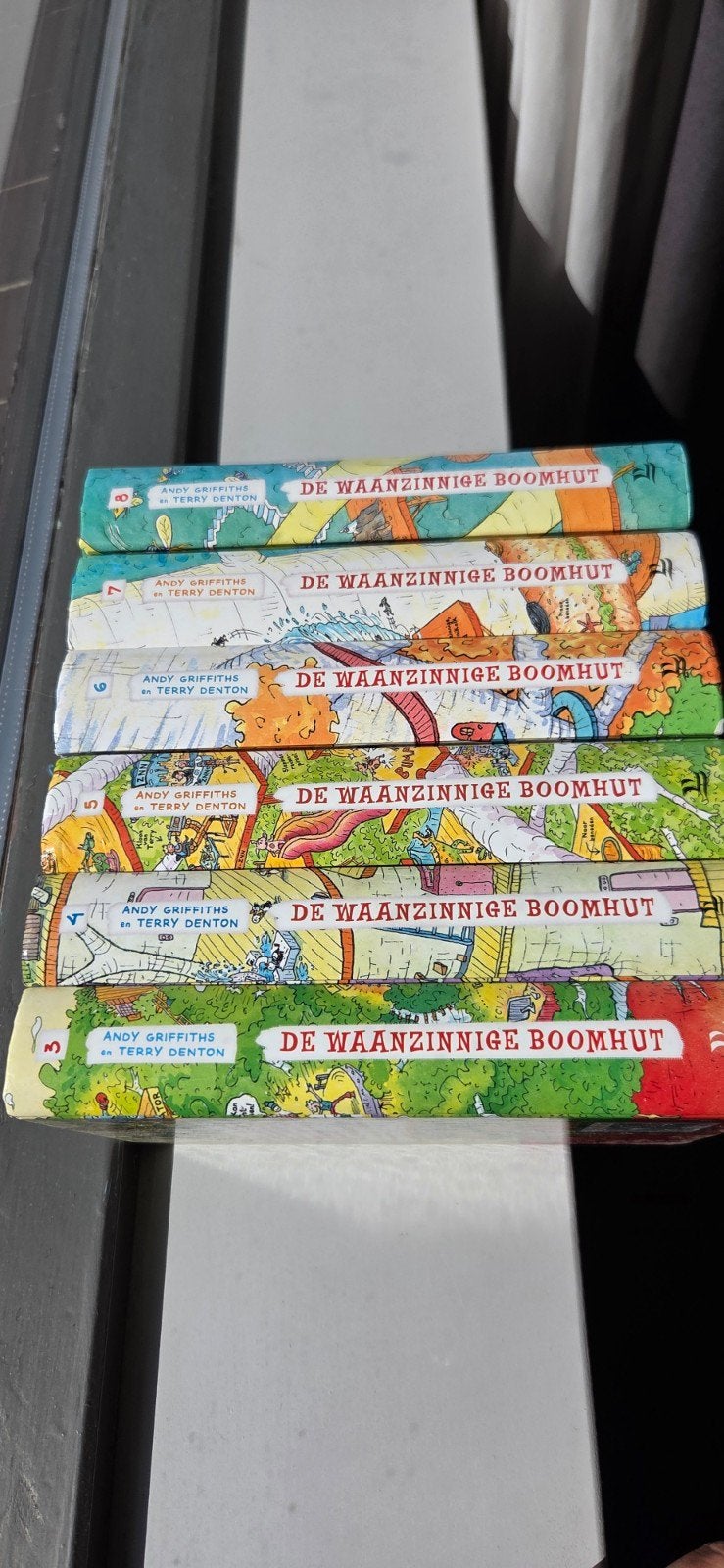 De Waanzinnige Boomhut boeken - deel 3 t/m 8, Boeken, Ophalen of Verzenden