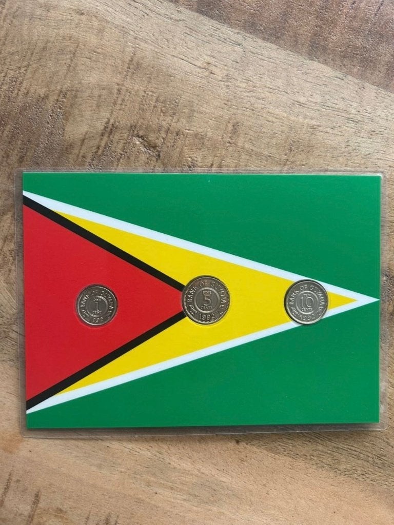 Munten set Guyana, Ophalen of Verzenden, Zuid-Amerika