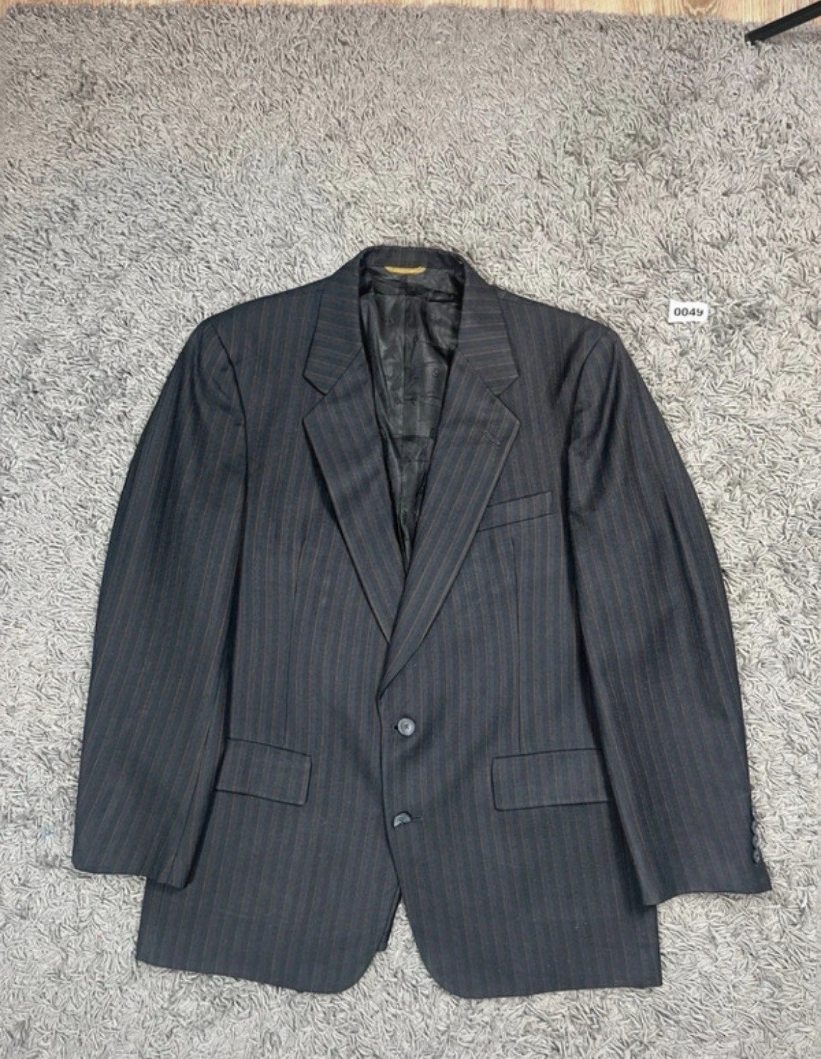 Vintage christian Dior grande Luxe Colbert Jacket Size 52 Bl, Kleding | Heren, Maat 52/54 (L), Zwart, Ophalen of Verzenden, Gedragen