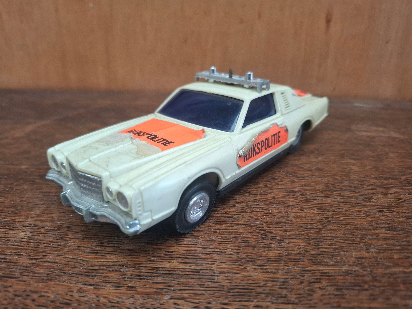 Vintage Rijkspolitie Speelgoedauto - Gebruikt, Overige merken, Gebruikt, Auto, 1:32 tot 1:50