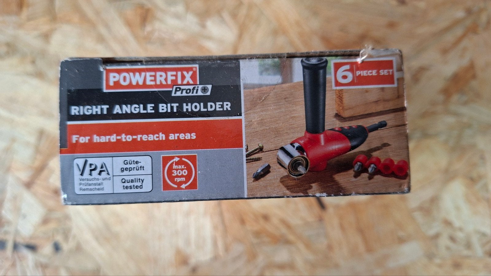 POWERFIX Profi Haakse Bithouder Set - 6 Delig, Ophalen of Verzenden, Nieuw, Bitset, Overige merken