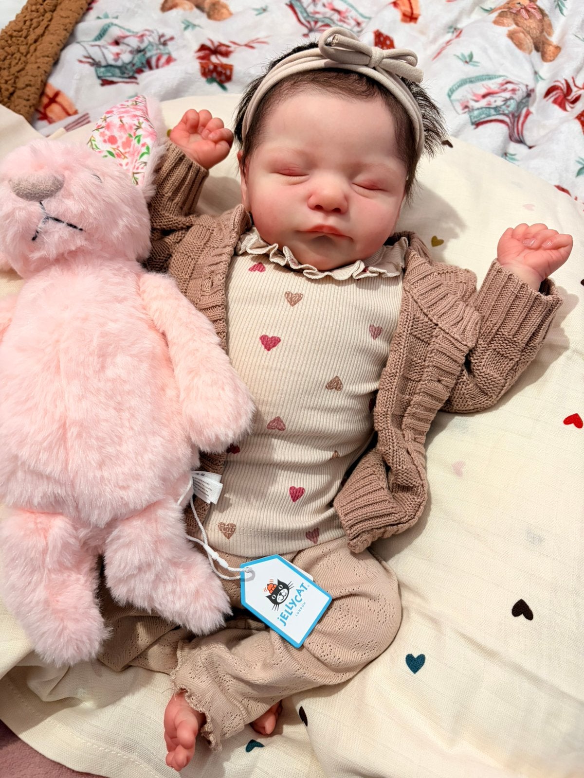 Reborn laurie sammy franssen, Ophalen of Verzenden, Zo goed als nieuw, Overige typen, Levensecht of Reborn