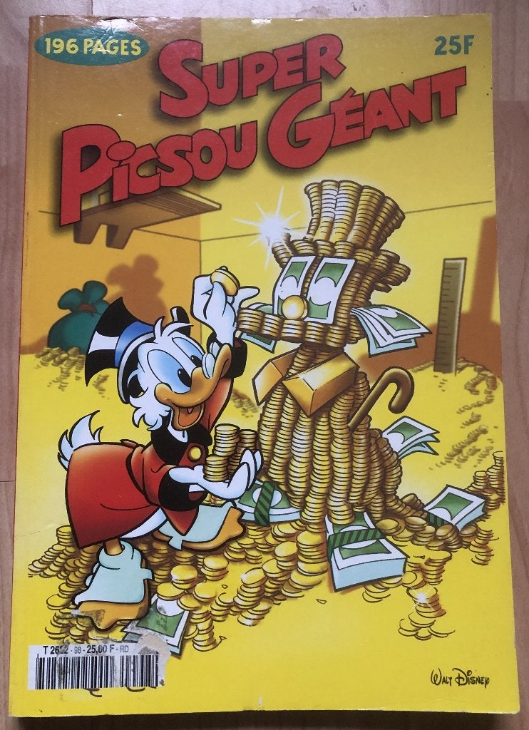 DAGOBERT DUCK - SUPER PICSOU GEANT - FRANS, Boeken, Stripboeken, Eén stripboek, Ophalen of Verzenden, Zo goed als nieuw