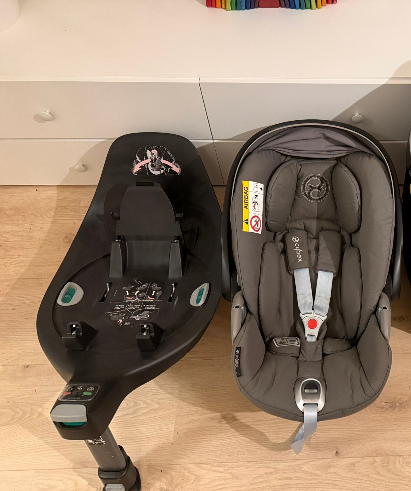 Cybex set (base z, cloud z), Ophalen, Zo goed als nieuw, Overige merken, Isofix