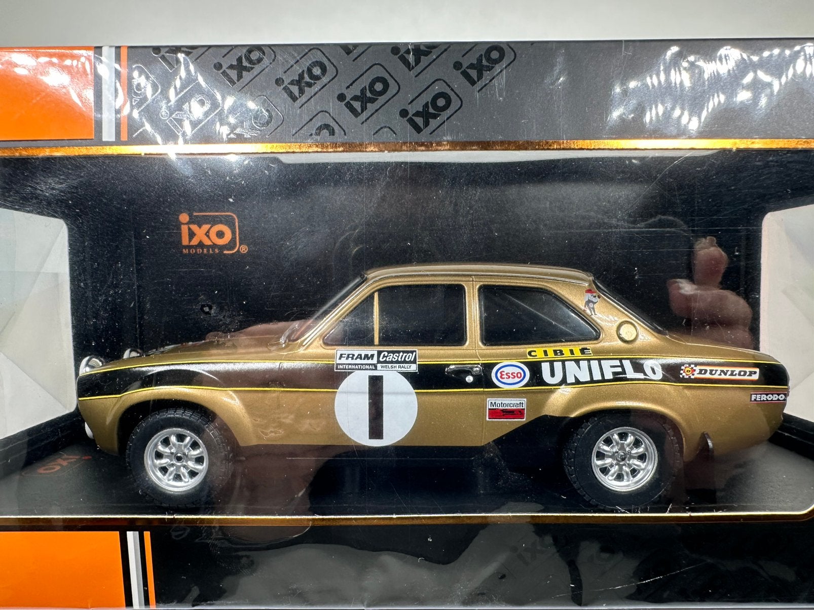 IXO 1:18 FORD ESCORT MK1 RS 1600 #1 WELSH RALLY 1972 NIEUW, Ophalen of Verzenden, Nieuw, Auto, Overige merken