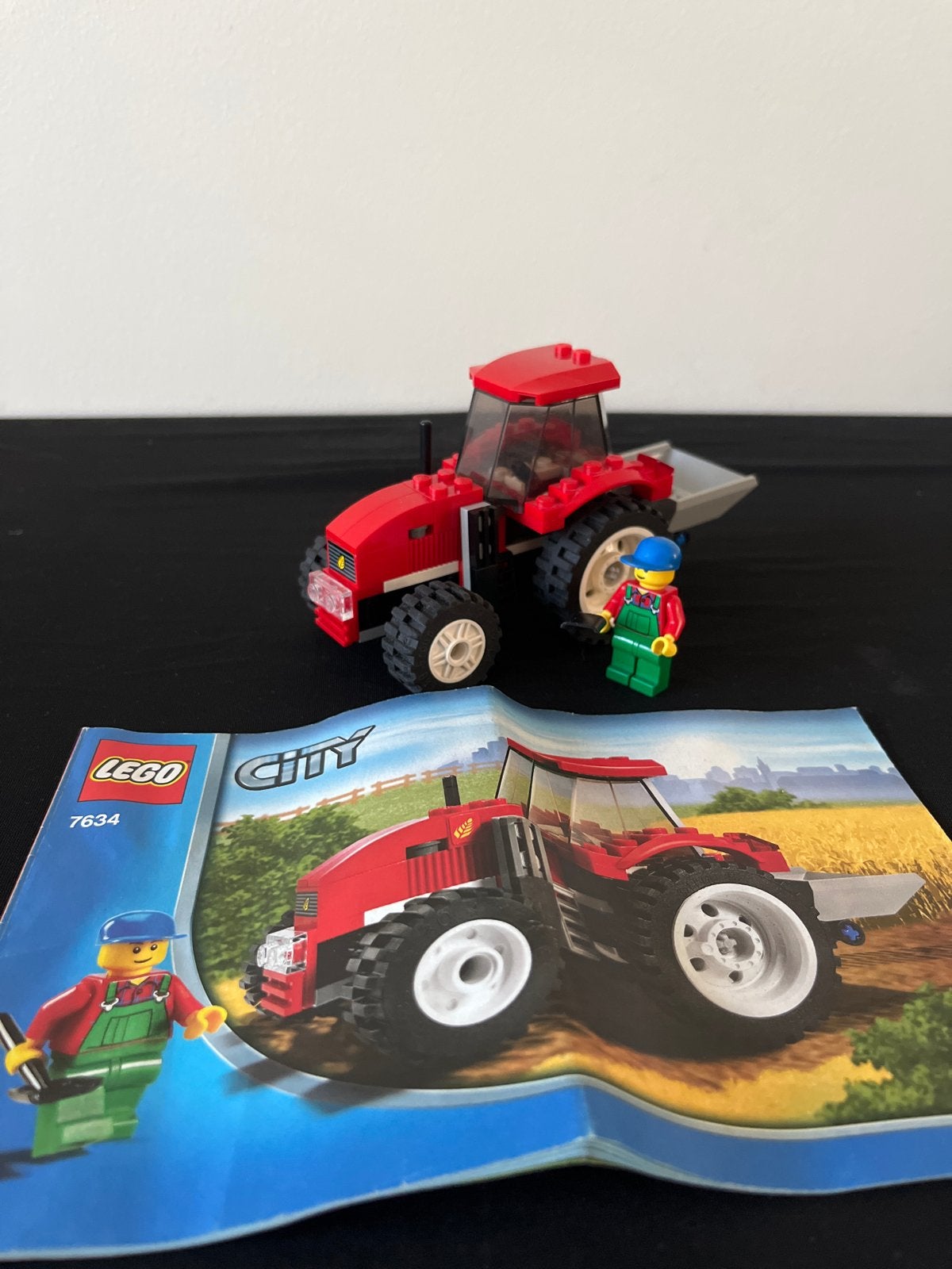 Lego City Tractor (7634) met minifiguur en instructies, Lego, Ophalen of Verzenden, Compleet, Complete set