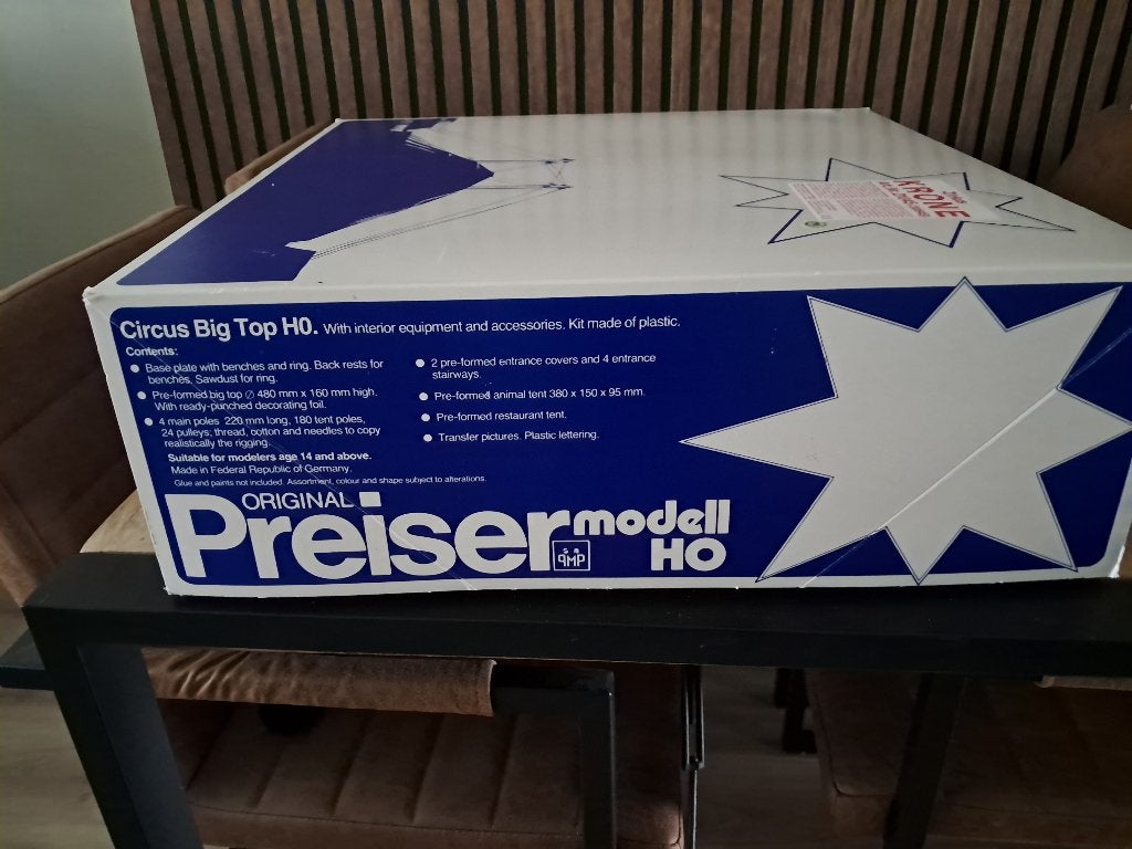 Preiser 21045 Circus Krone tent nieuw!!!, Overige merken, Wisselstroom, Overige typen, Nieuw