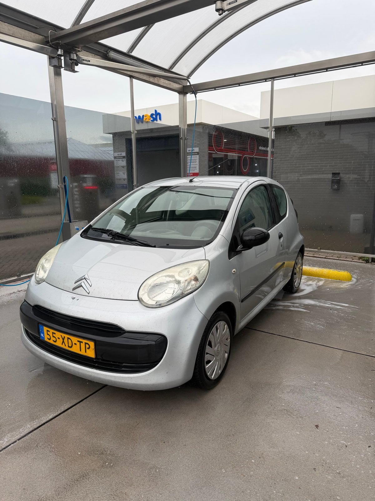 Citroën C1 1.0 3-DRS 2007 Grijs met 1 jaar apk, Auto's, Citroën, Voorwielaandrijving, 4 stoelen, C1, 68 pk
