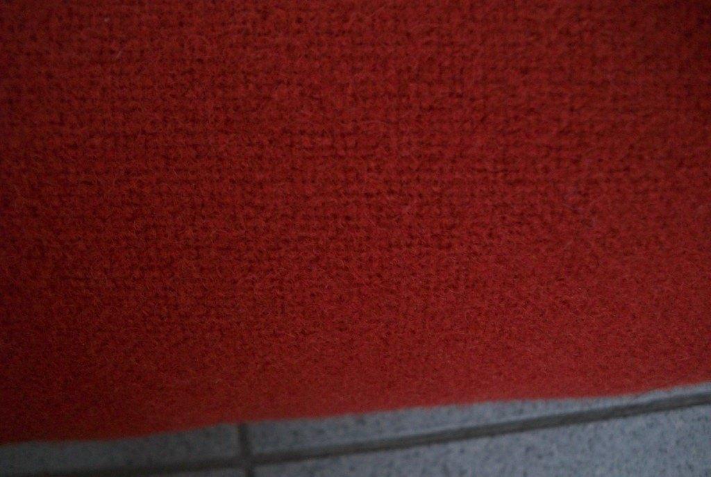 Kvadrat Tonus 3 133; bruinoranje; restant meubelstof, Wol, 120 cm of meer, Nieuw, Oranje