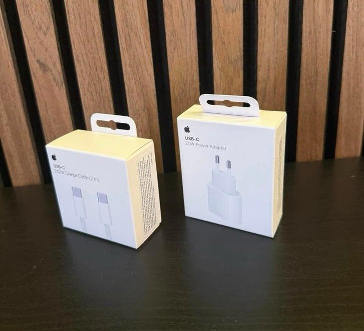 Originele Apple 20W Adapter + 240W USB-C Kabel (2 Meter), Telecommunicatie, Mobiele telefoons | Telefoon-opladers, USB-C, Adapter