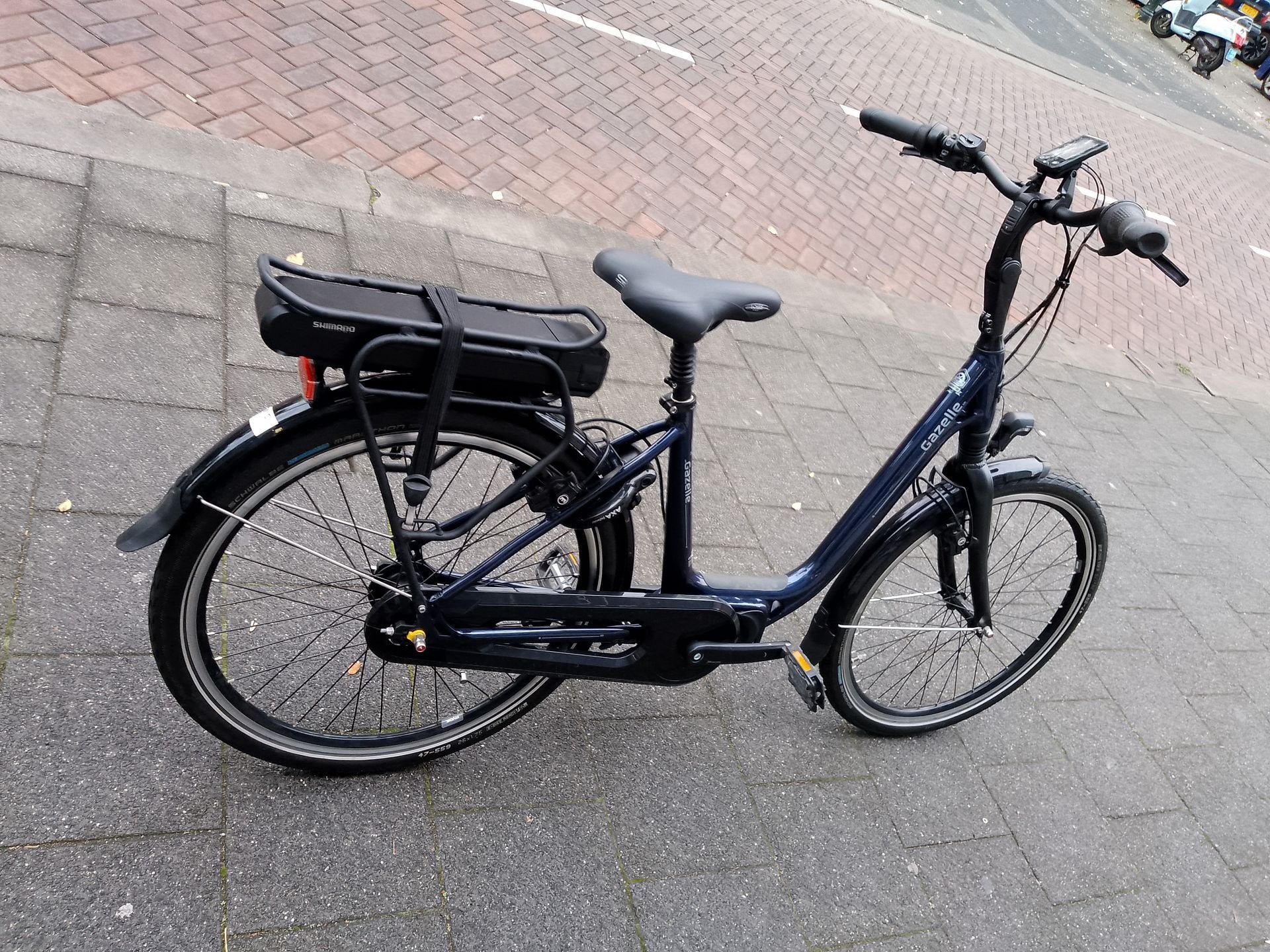 Gazelle Ami C7 elektrische fiets 26 inch lage instap z.g.a.n, -, -, Zo goed als nieuw, Minder dan 47 cm