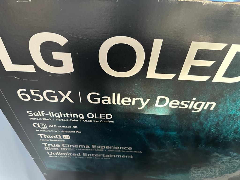 LG OLED 65GX Gallery Design TV (defect scherm), Audio, Tv en Foto, Televisies, Ophalen, OLED, LG, 100 cm of meer