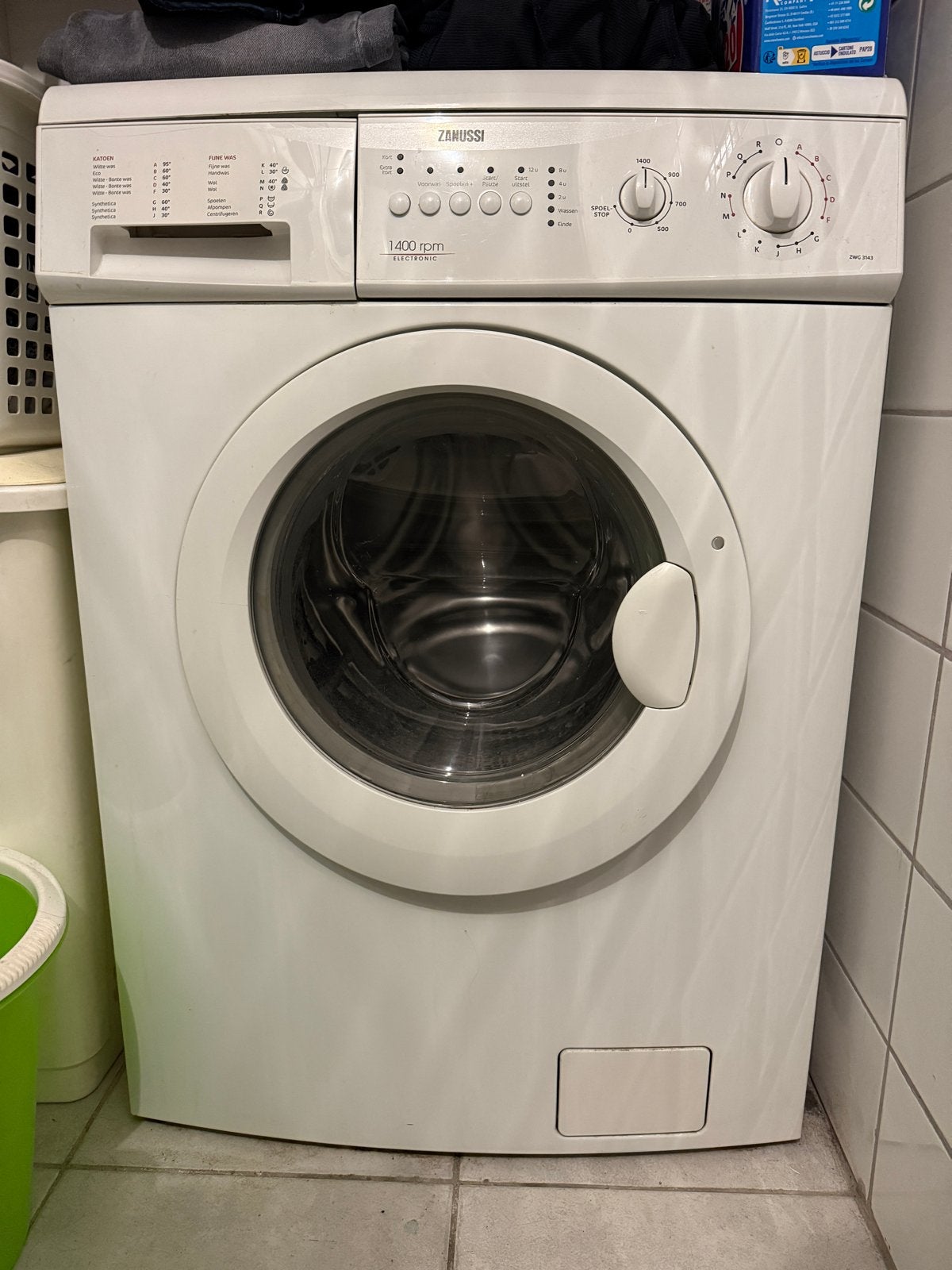 Zanussi Wasmachine Model 3143 - Perfect Werkend, Ophalen, Zo goed als nieuw, Voorlader, 85 tot 90 cm