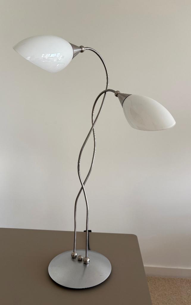 Harco Loor design lamp met dimmer., Huis en Inrichting, Lampen | Tafellampen, Ophalen, Gebruikt, Overige materialen, 50 tot 75 cm