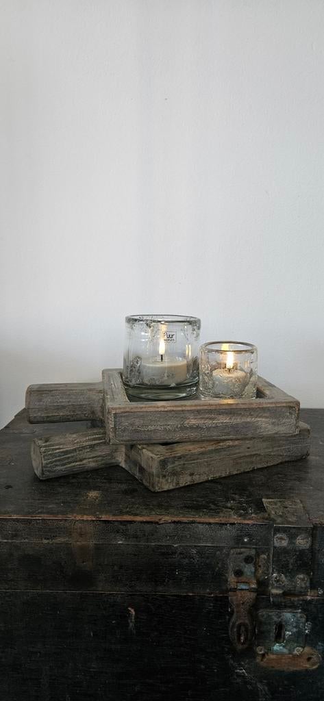 2 Plateau's Amuseplankjes, Huis en Inrichting, Woonaccessoires | Dienbladen, Ophalen of Verzenden, Hout