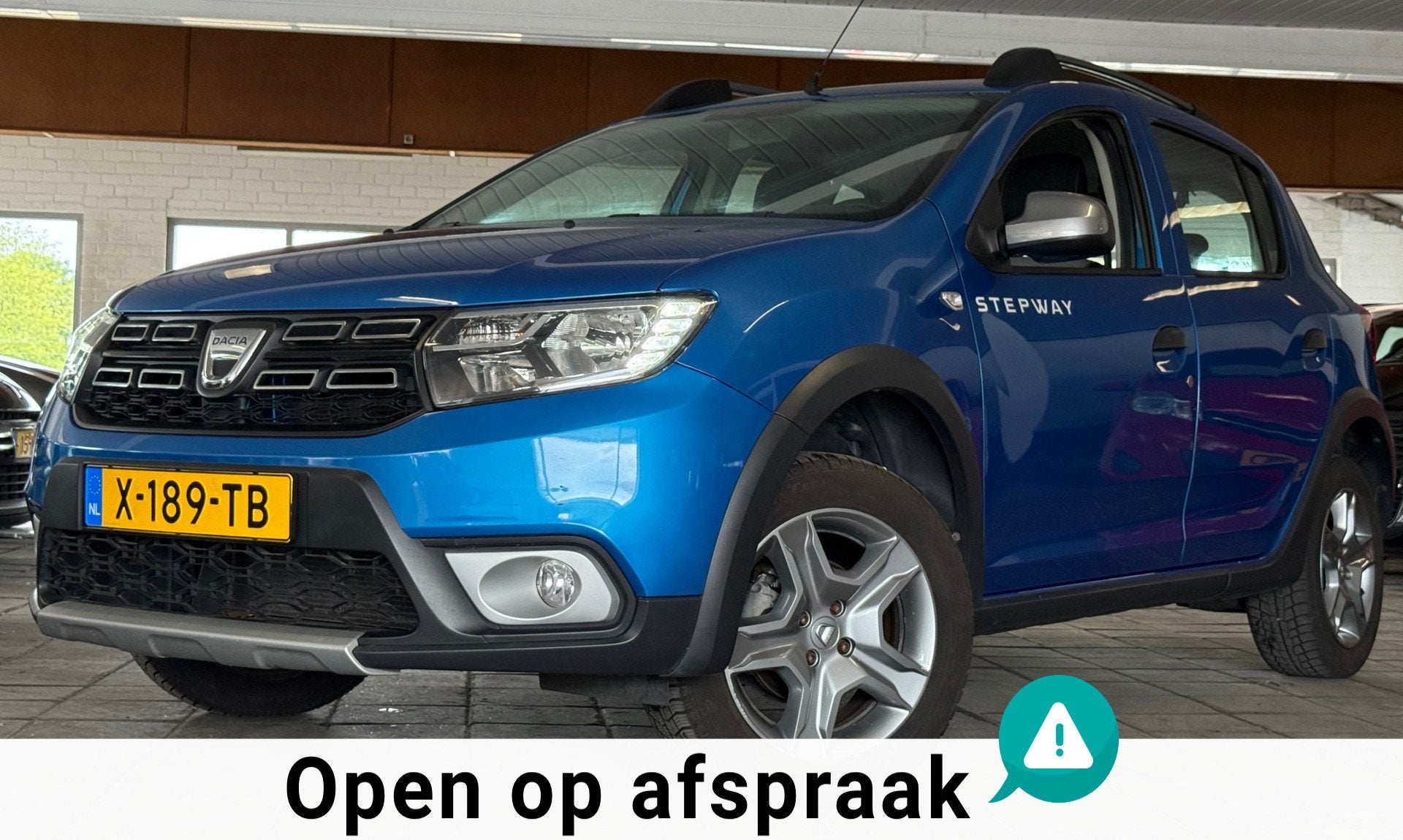 Dacia Sandero 0.9 TCe SL Stepway|NweAPK|NweDBketting|118DKM!, Voorwielaandrijving, 898 cc, Blauw, Bedrijf