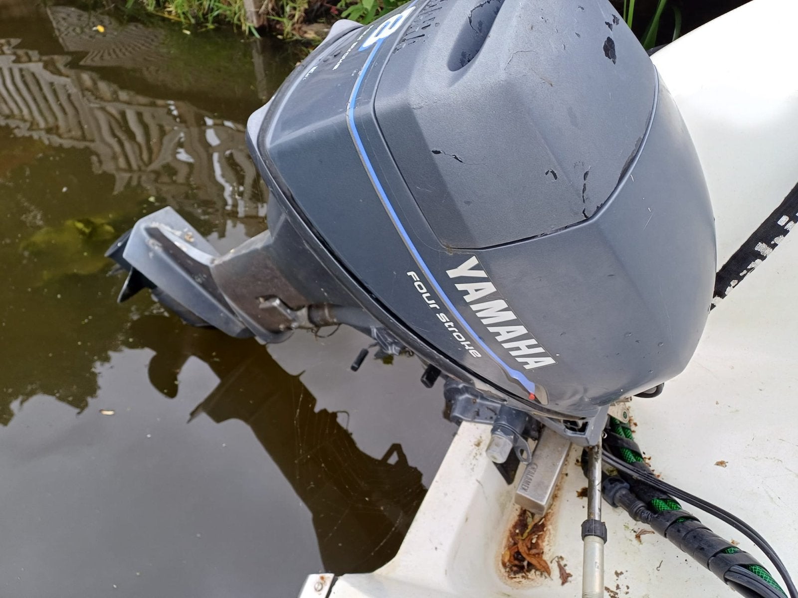 Yamaha 8 pk buitenboordmotor met elektrische start, Ophalen, Gebruikt, Met afstandsbediening, 5 tot 10 pk