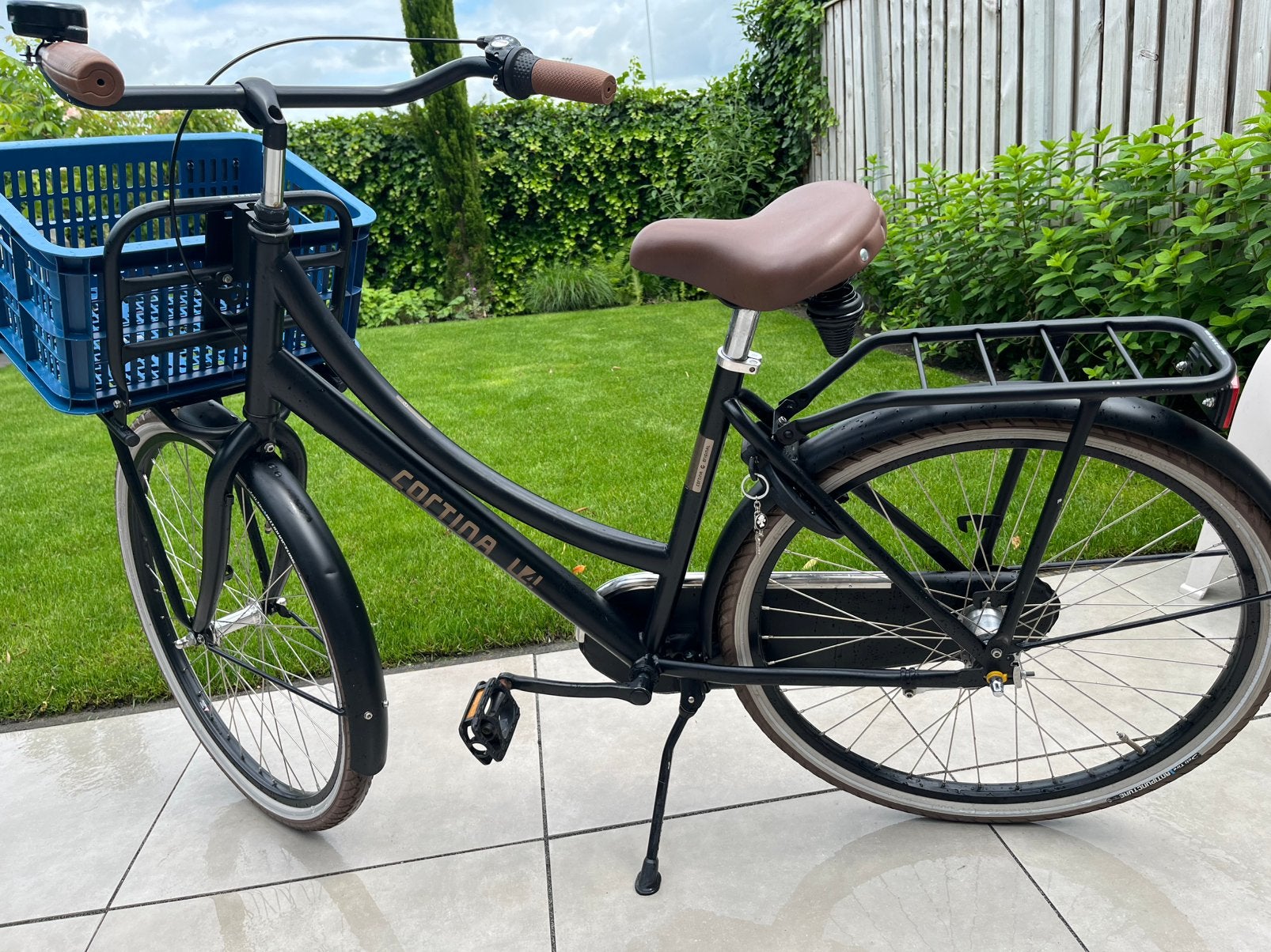 Cortina meisjesfiets 26 inch, Terugtraprem, Gebruikt, Versnellingen, Ophalen