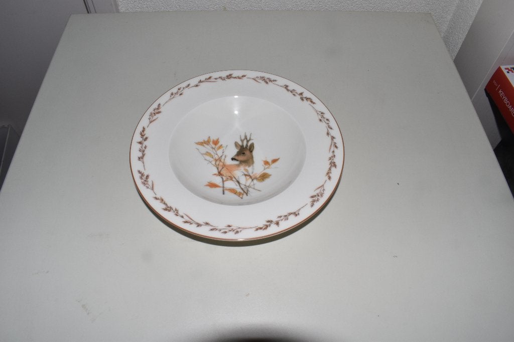 Diep bord Reebok Natuurservies Tettau, Info@detagrijn.com, Nieuw, Ophalen of Verzenden, Bord(en)