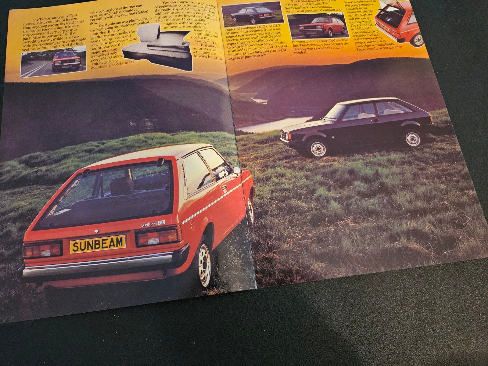 Brochure Talbot Sunbeam 1980 UK, Ophalen of Verzenden, Zo goed als nieuw, Overige merken
