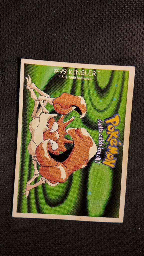 kingler 1999 99 dunkin boomer | Pokemon kaart, Ophalen, Losse kaart