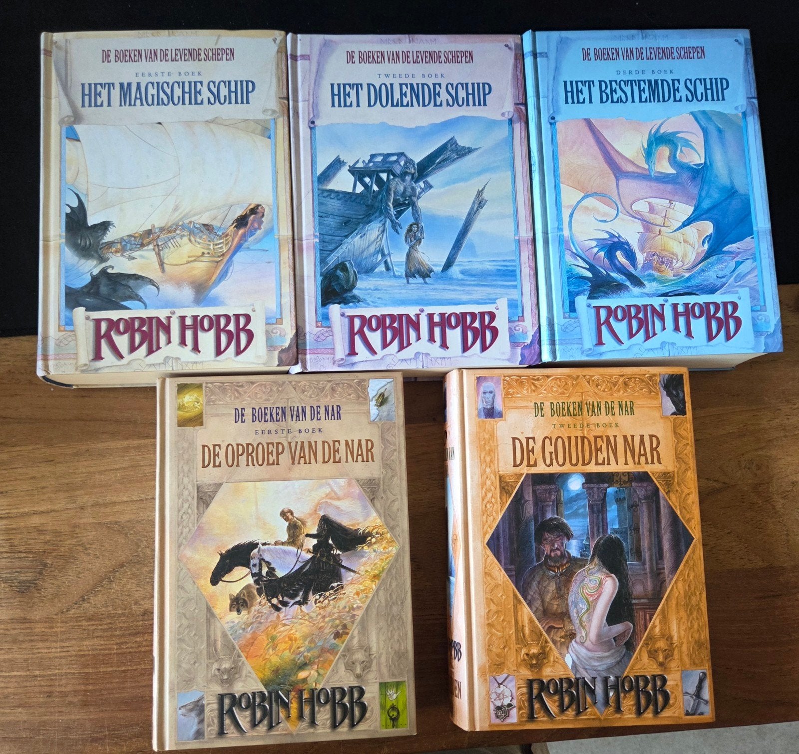 Robin Hobb: De Boeken van de Levende Schepen & De Nar, Boeken, Ophalen of Verzenden