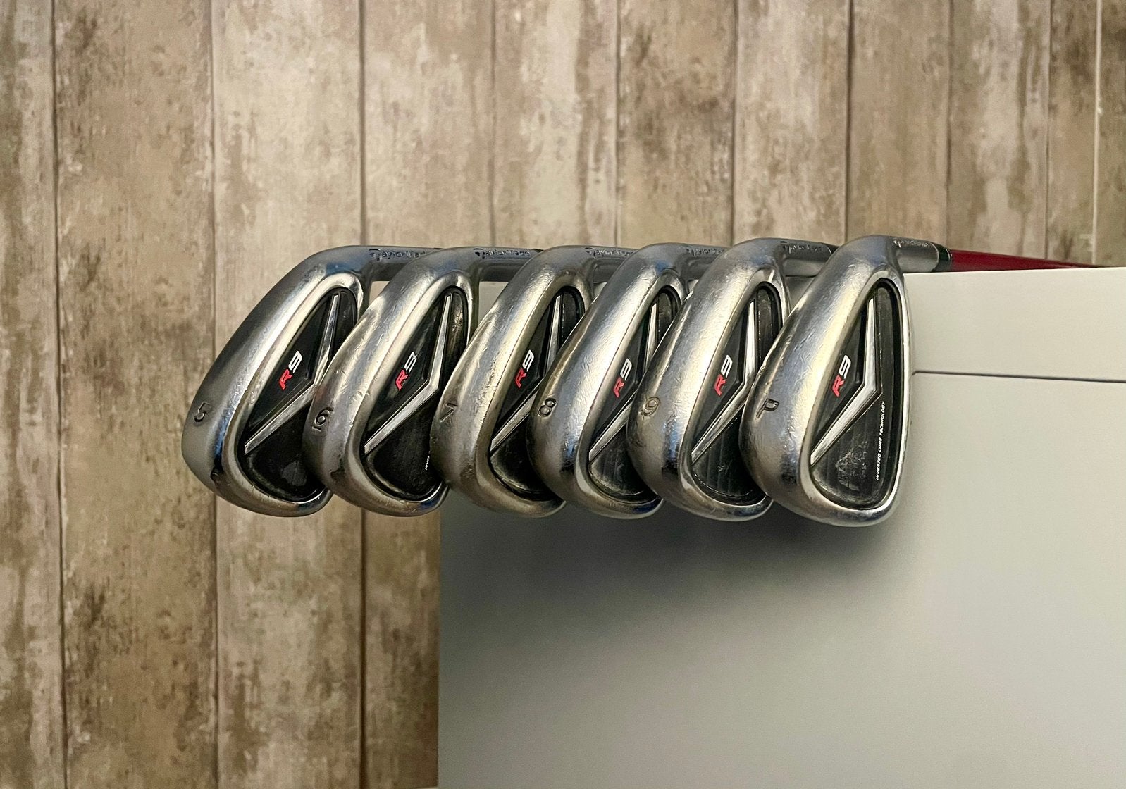 TaylorMade R9 ijzerset 5-P | Fujikura Regular | Mooie staat, Ophalen of Verzenden, Gebruikt, Set, Overige merken