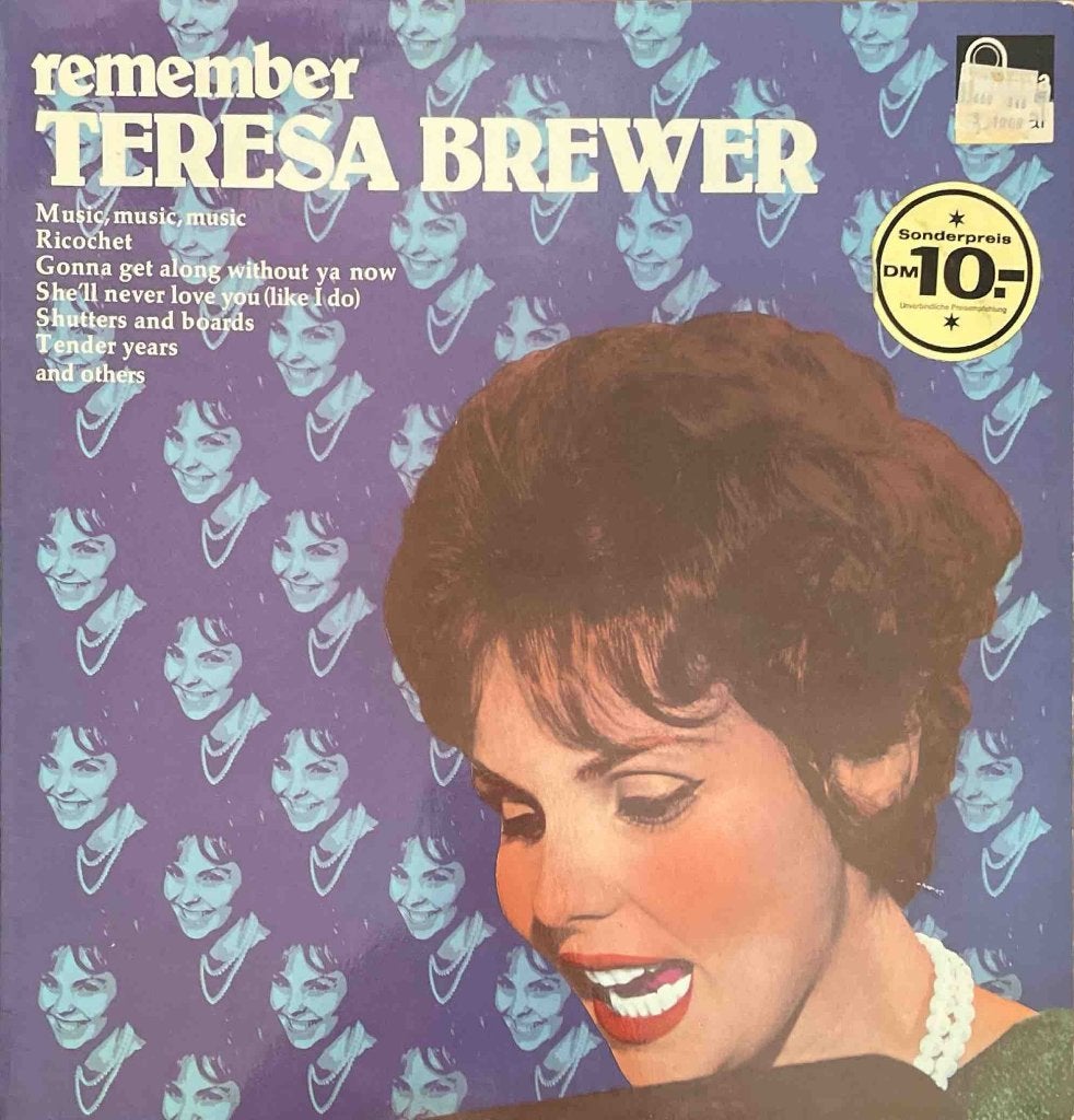 Teresa Brewer - Remember.. Teresa Brewer, LP, Pop, Ophalen of Verzenden, Zo goed als nieuw