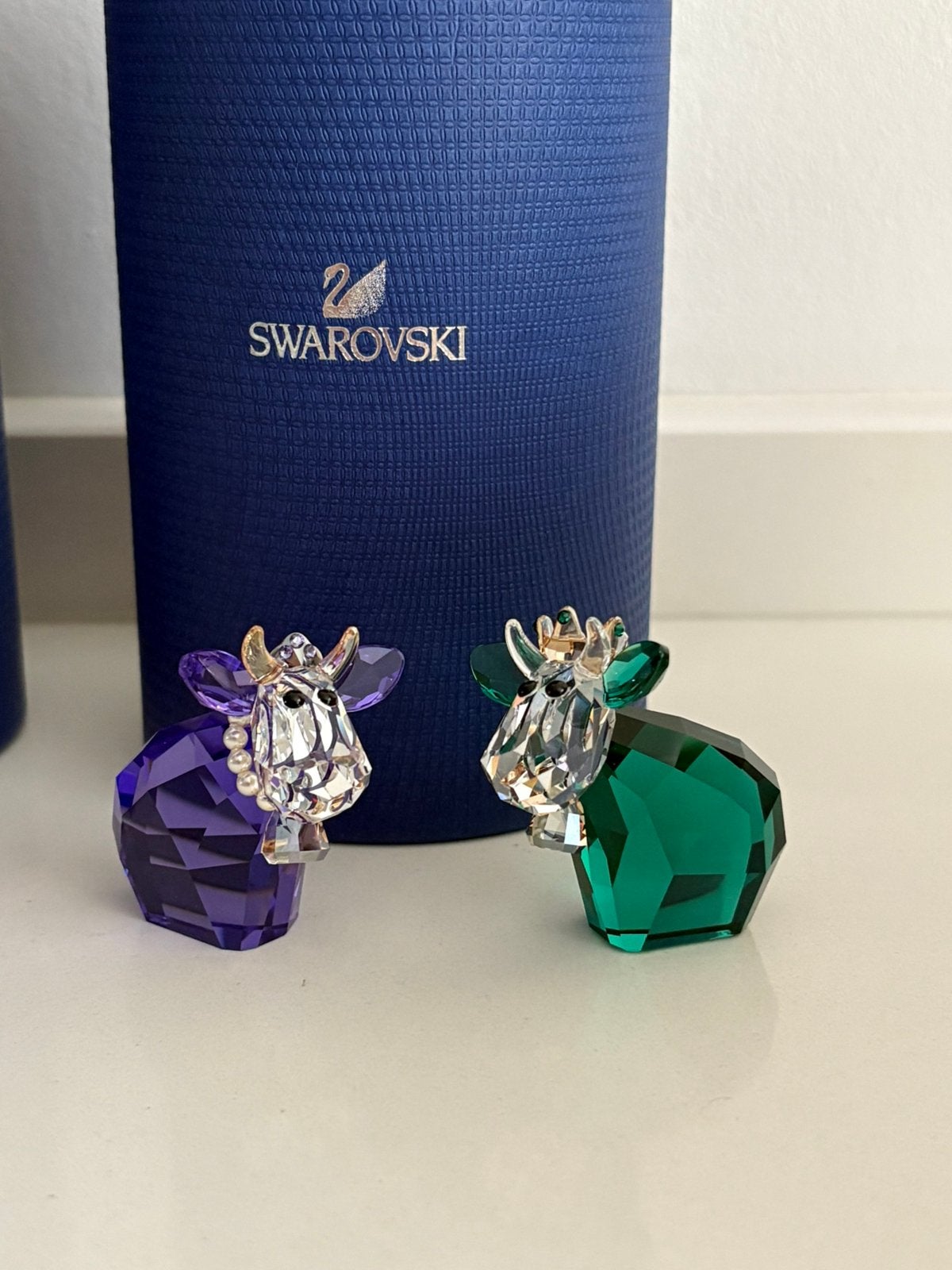 Swarovski koning en koningin Mo, Ophalen of Verzenden, Zo goed als nieuw, Figuurtje
