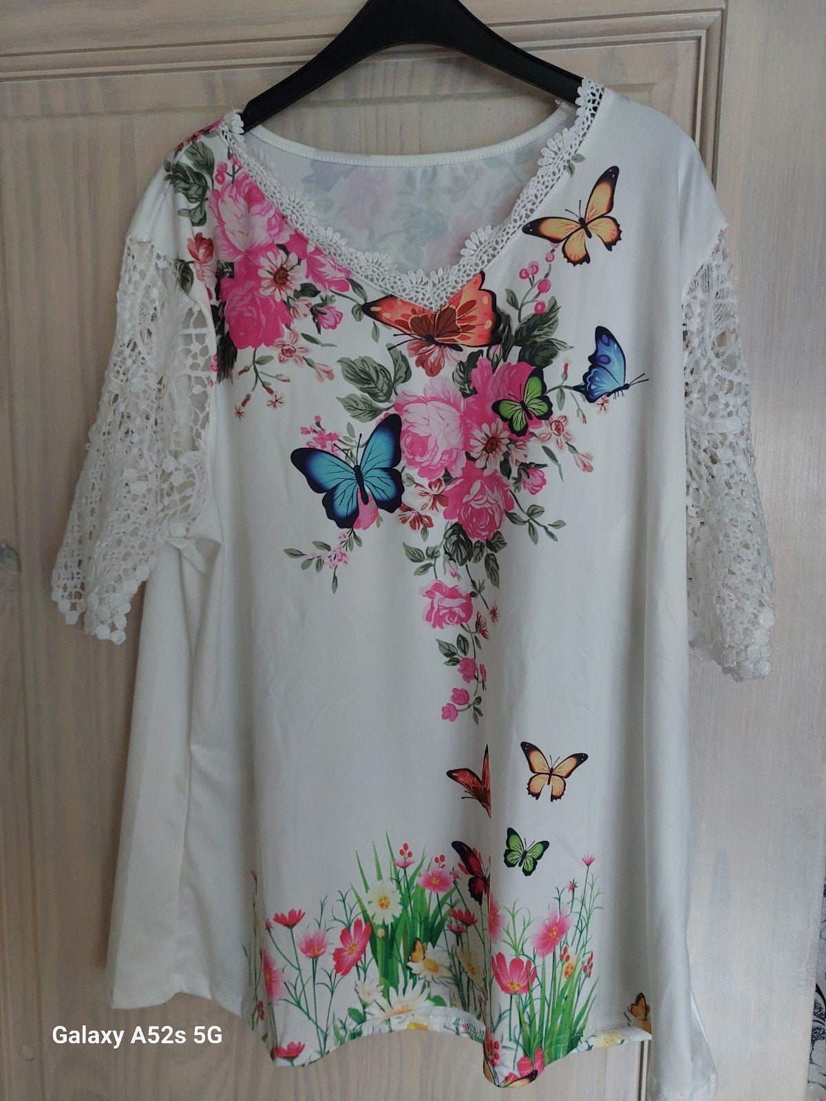 Vlinder t-shirt, Ophalen of Verzenden, Nieuw, Maat 46/48 (XL) of groter, Korte mouw