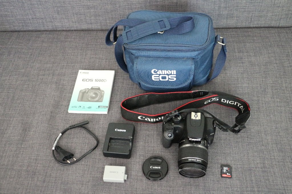 Digitale Spiegelreflexcamera Canon 1000D, Audio, Tv en Foto, Fotocamera's Digitaal, Zo goed als nieuw, Spiegelreflex, Canon, Minder dan 4 keer