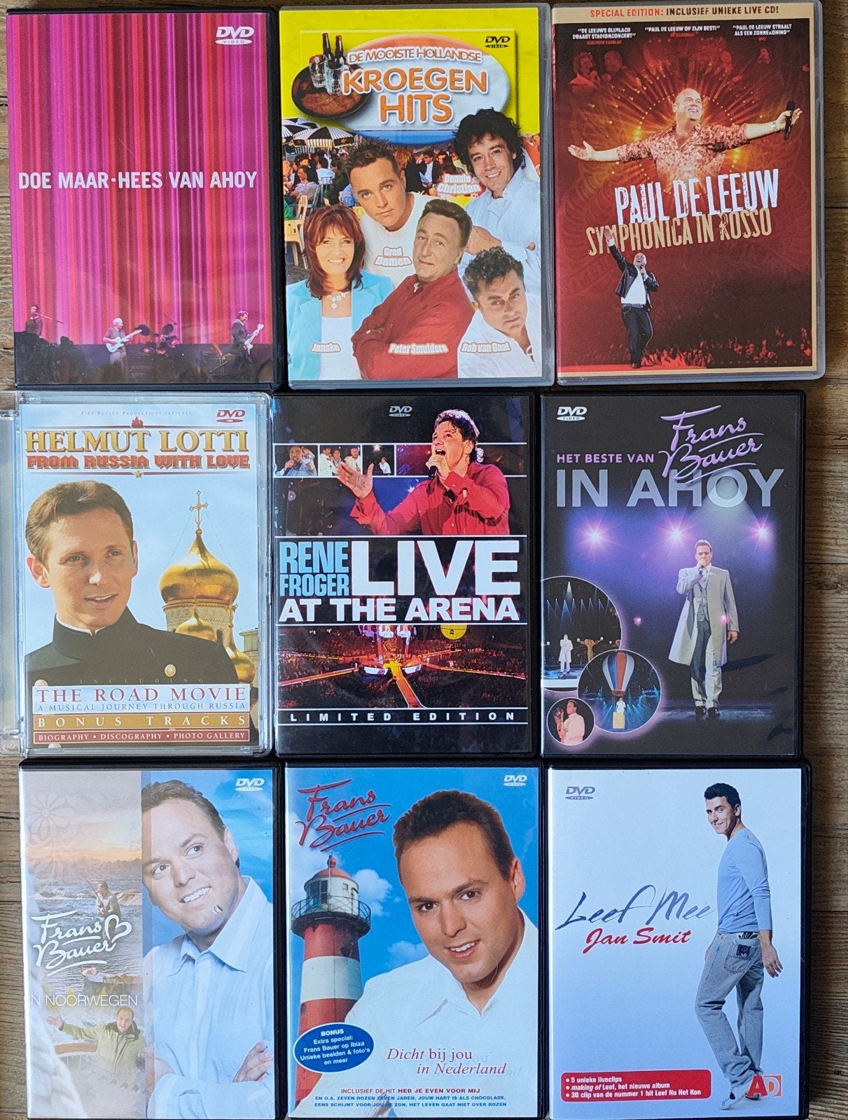 Grote collectie Nederlandse muziek DVD's - Live concerten, Gebruikt, Alle leeftijden, Nederlands, Ophalen of Verzenden