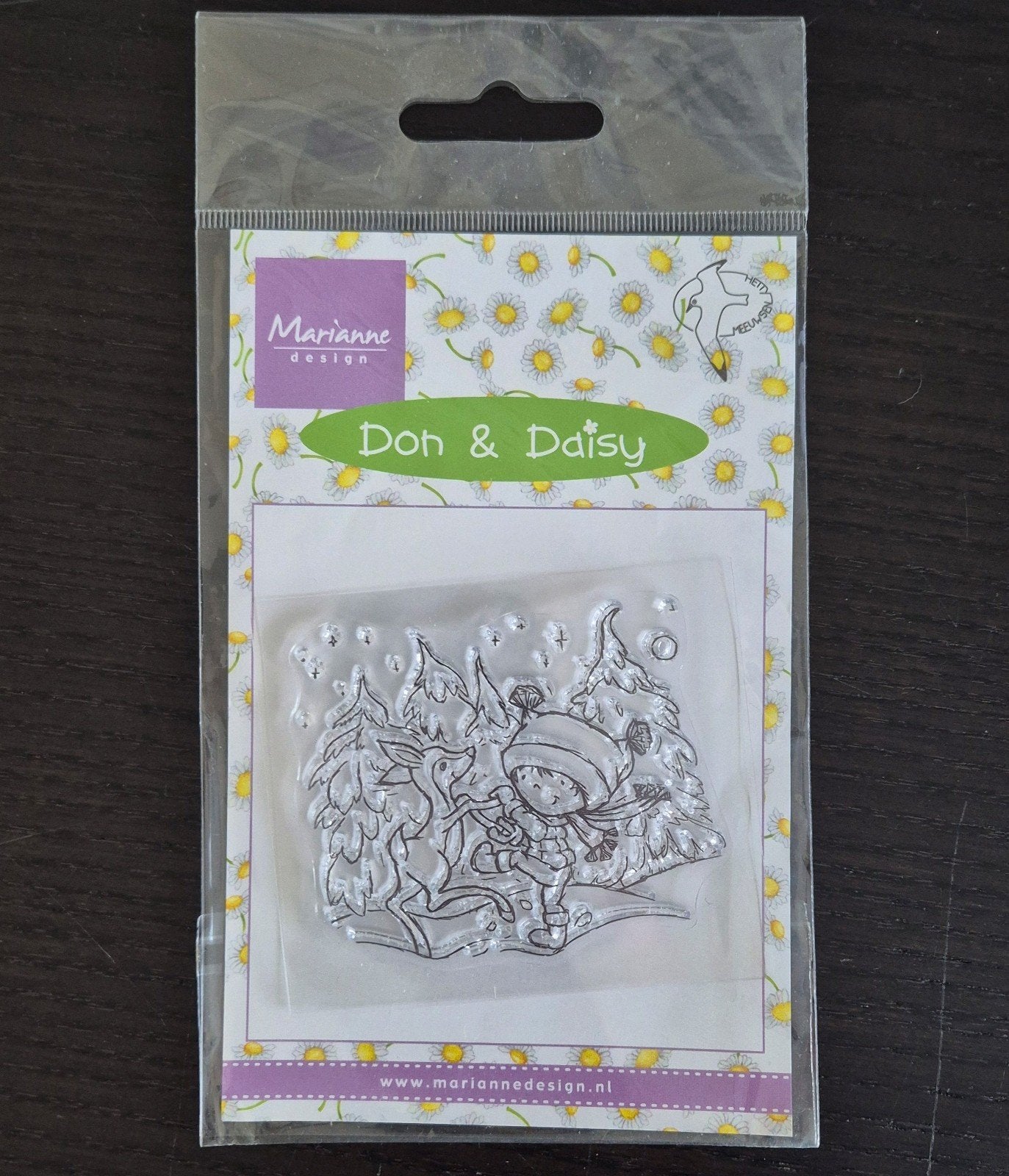 Clear stamp Don & Daisy hertje, Hobby en Vrije tijd, Stempelen, Ophalen of Verzenden, Nieuw, Clearstamp