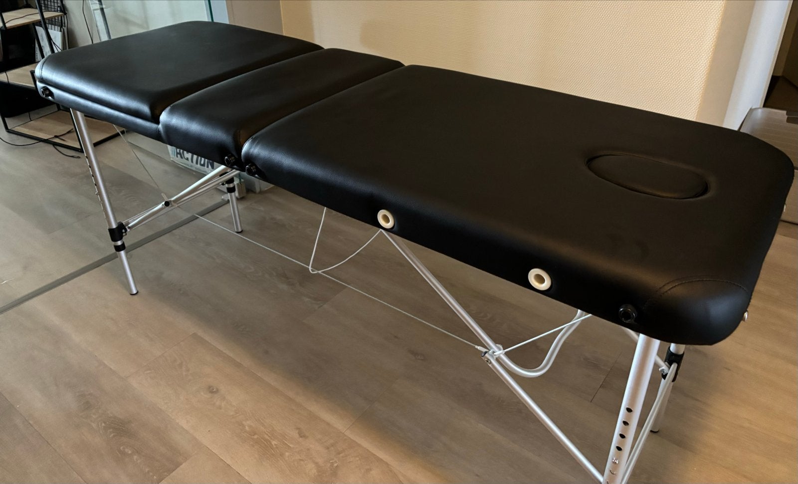 Massagetafel aluminium frame, Ophalen, Zo goed als nieuw, Massagetafel
