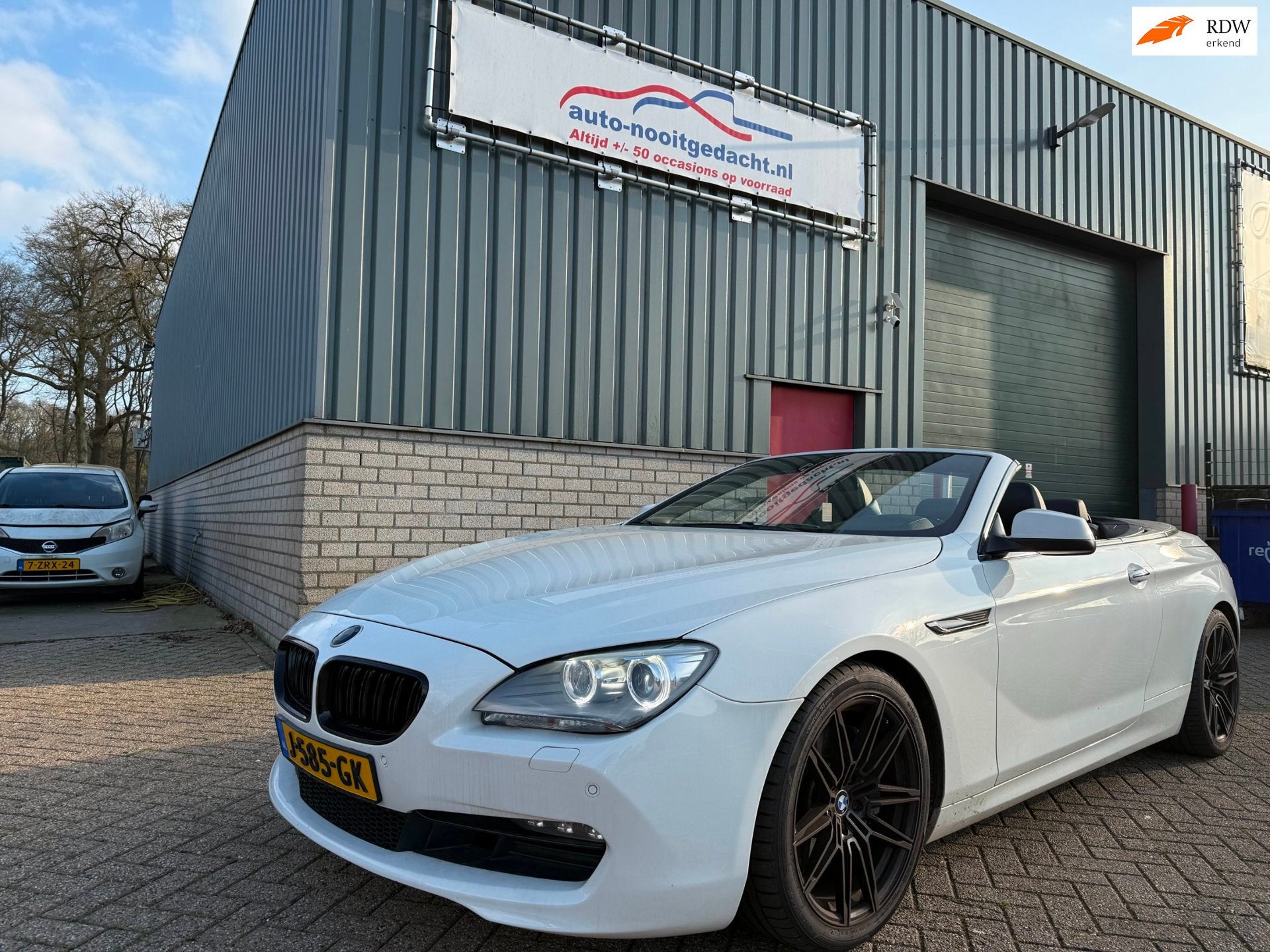 BMW 6-serie Cabrio 640i High Executive, Auto's, Euro 5, Achterwielaandrijving, Gebruikt, Zwart
